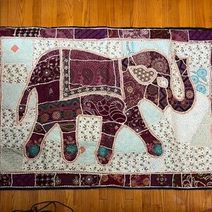 Colorful Elephant Tapestry